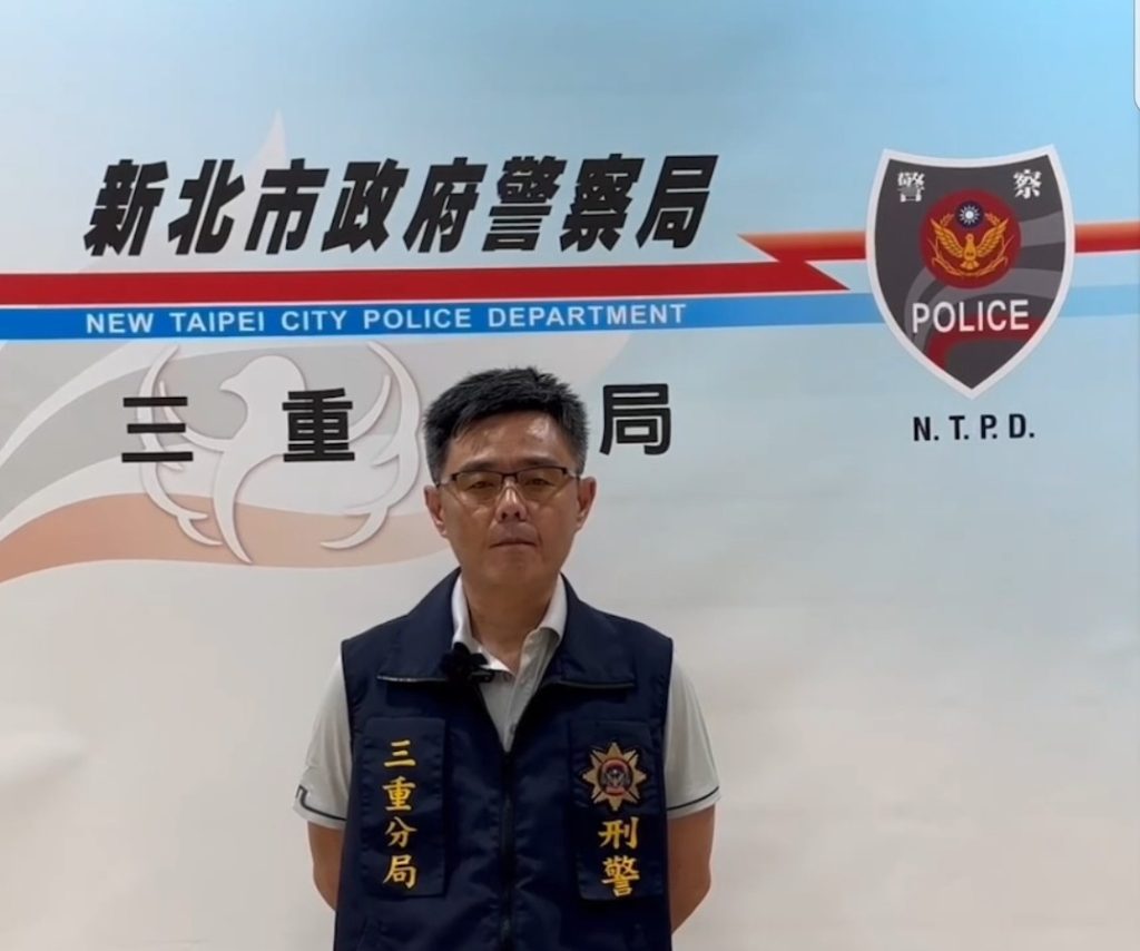 偵查隊隊長蔡志惟說明案情。(記者宋紹誠翻攝)
