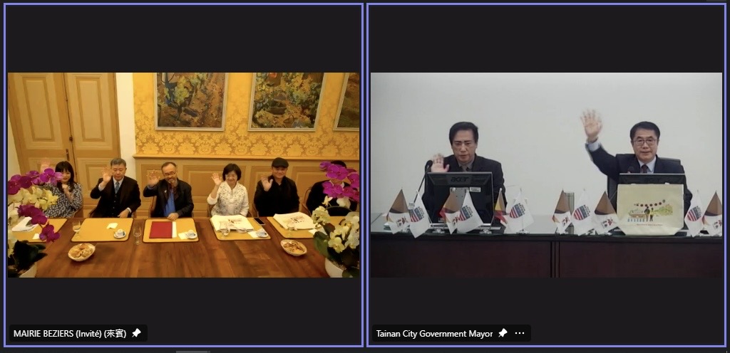台南與法國貝濟耶市締結姊妹市 台法最古老城市以結盟紀念台南400