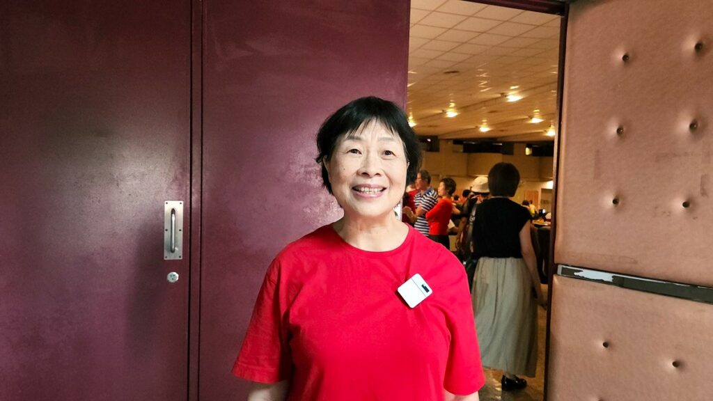 圖6:學員陳淑媛分享學習成長與收穫。(圖/陳惠玲攝影)