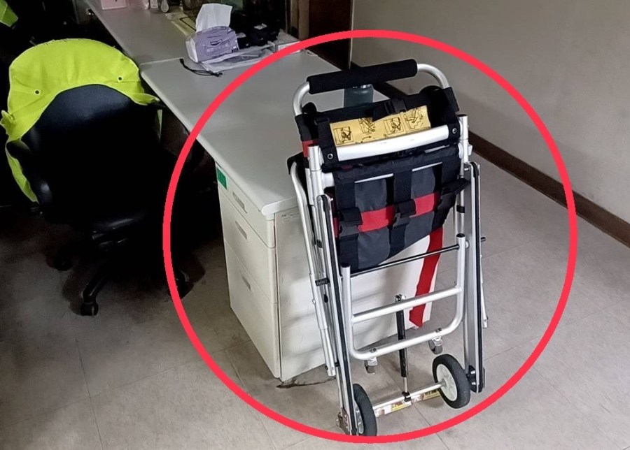 救護車椅式擔架不翼而飛 竟是7旬翁順手拿回家涉竊盜 238 cnews204231104a03