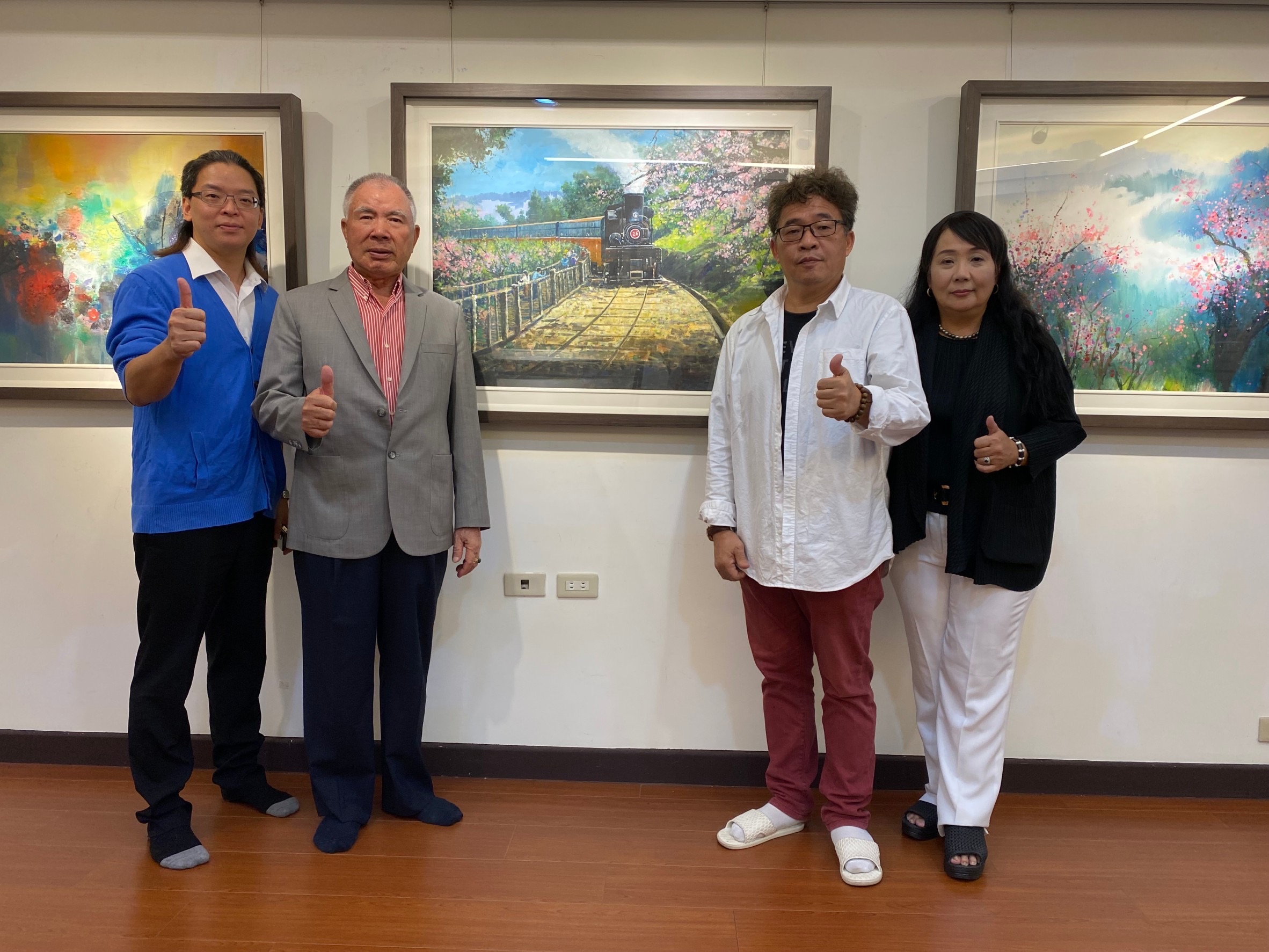 信華公益畫廊成立 藝術家林榮展覽助力台灣社會公益