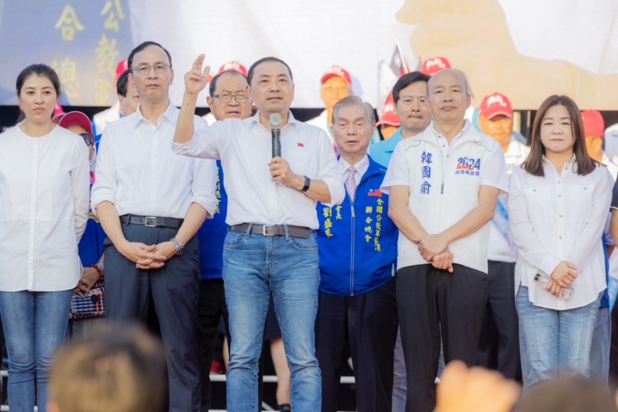 解決城鄉差距 侯友宜:讓台中機捷到南投 324 侯友宜5日參加總統暨立法委員南投縣聯合競選總部成立大會