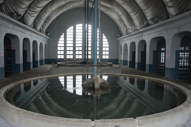 圖/國家鐵豹博物館員工澡堂