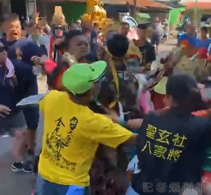 美濃,宮廟,官將首,大亂鬥,叫陣