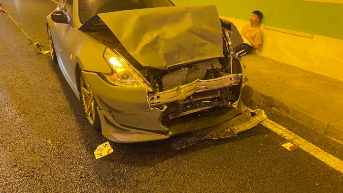 國道6號隧道內車禍! 2車相撞1人受傷車流回堵2公里 68 | 社會 社會 記者爆料網