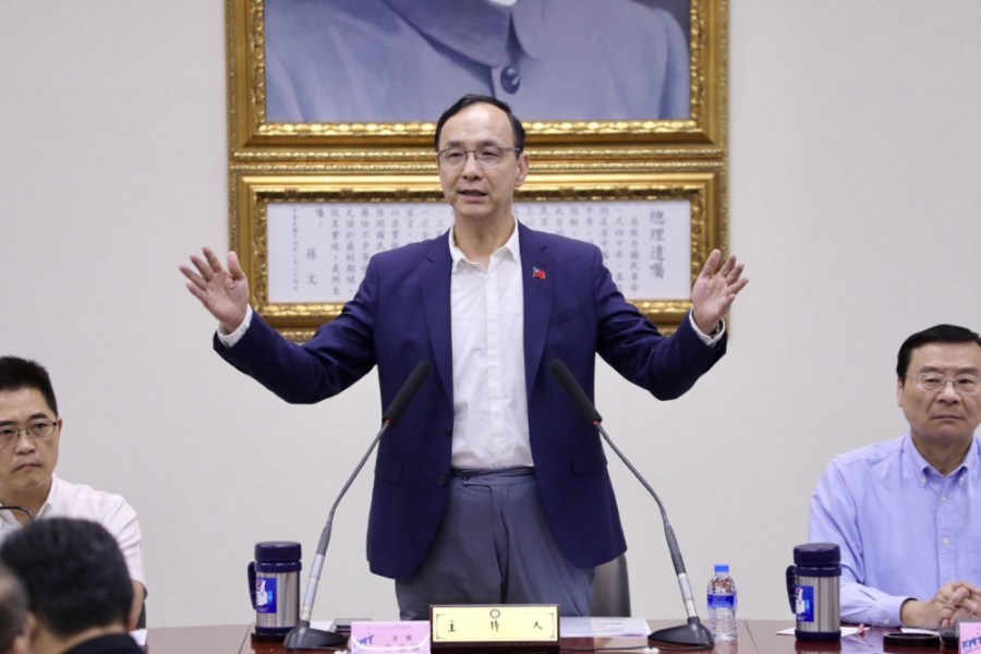 藍白合矛盾加劇 朱立倫不想放棄喊:勿受主戰派影響 202 朱立倫8日主持中常會