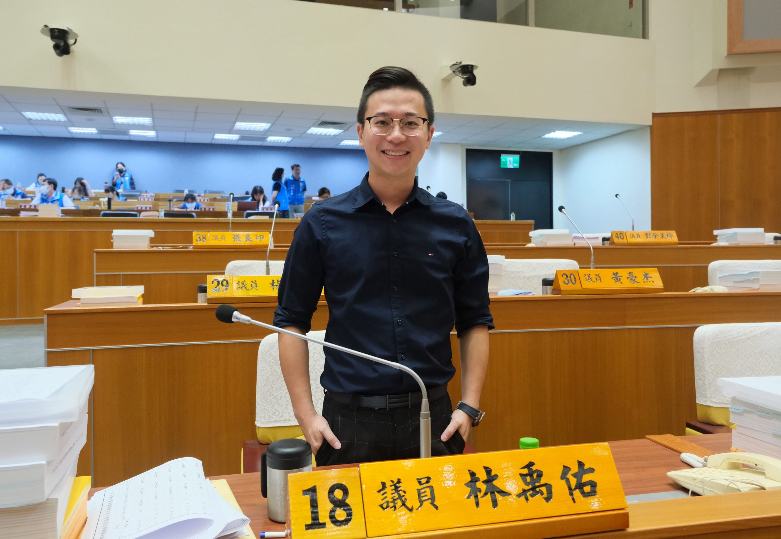 竹縣林禹佑議員總質詢 關心竹北高樓消防救災、機車停車空間不足