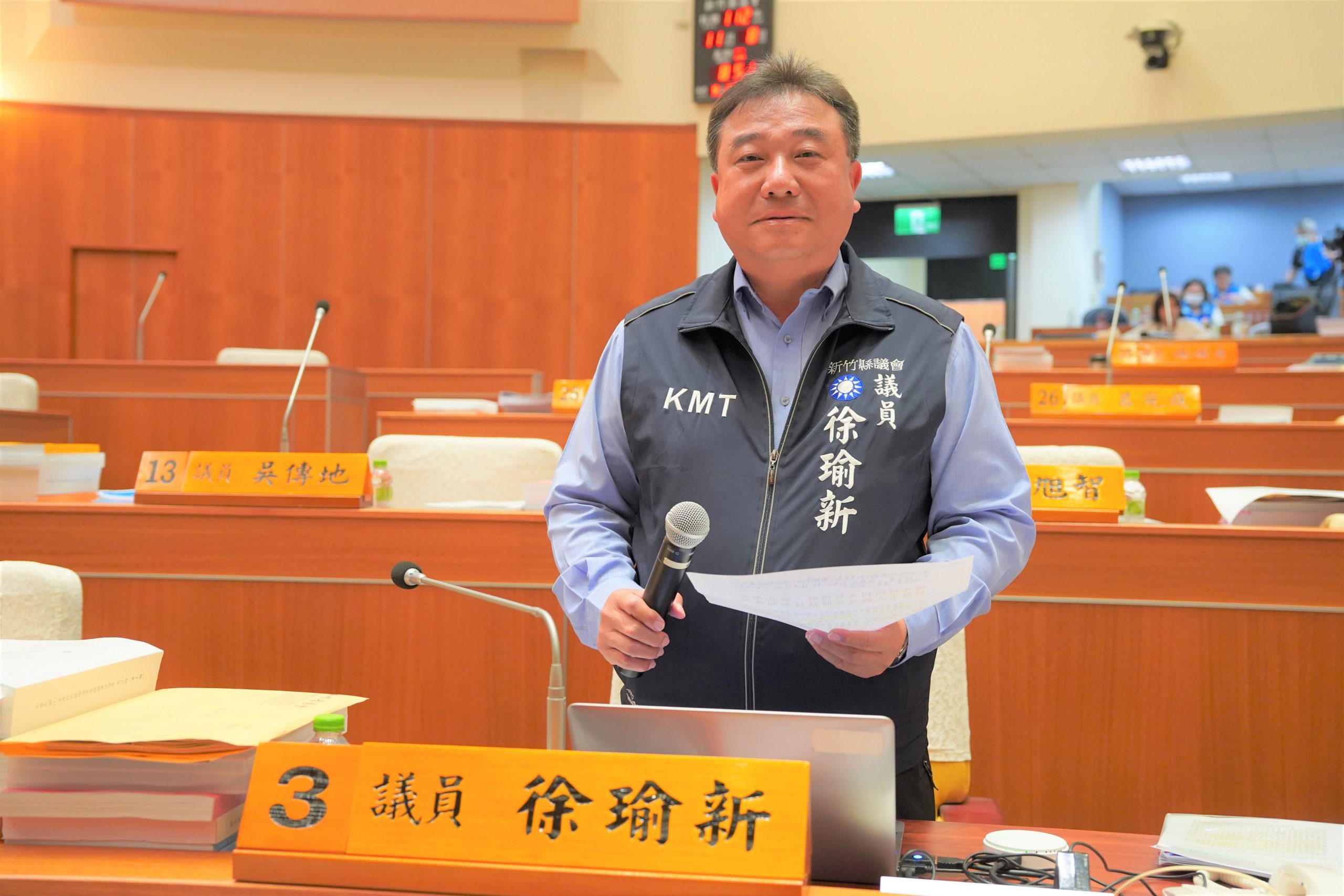 竹縣徐瑜新議員總質詢 關心關西鎮公共建設