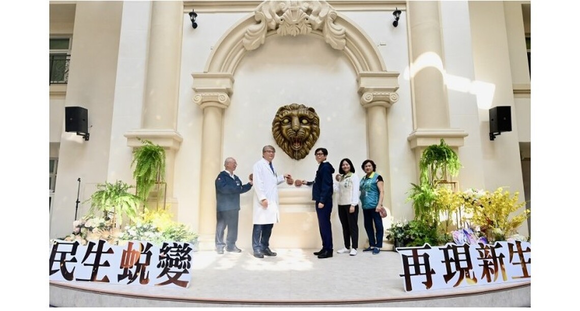 民生醫院打造全新中庭候診環境 陳其邁感謝作為守護市民健康、傳染病防治最堅強的後盾
