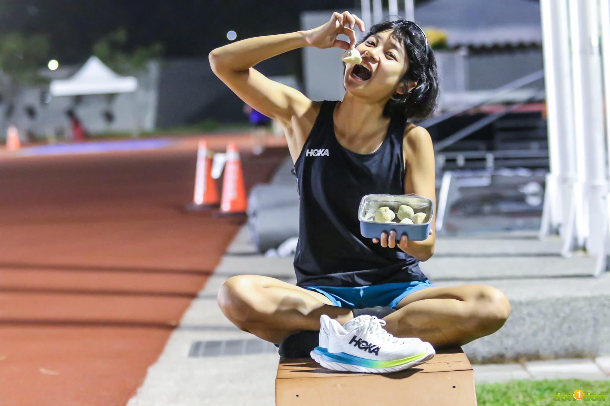 肉肉少女郭家齊,是鐵人圈出了名的大食量