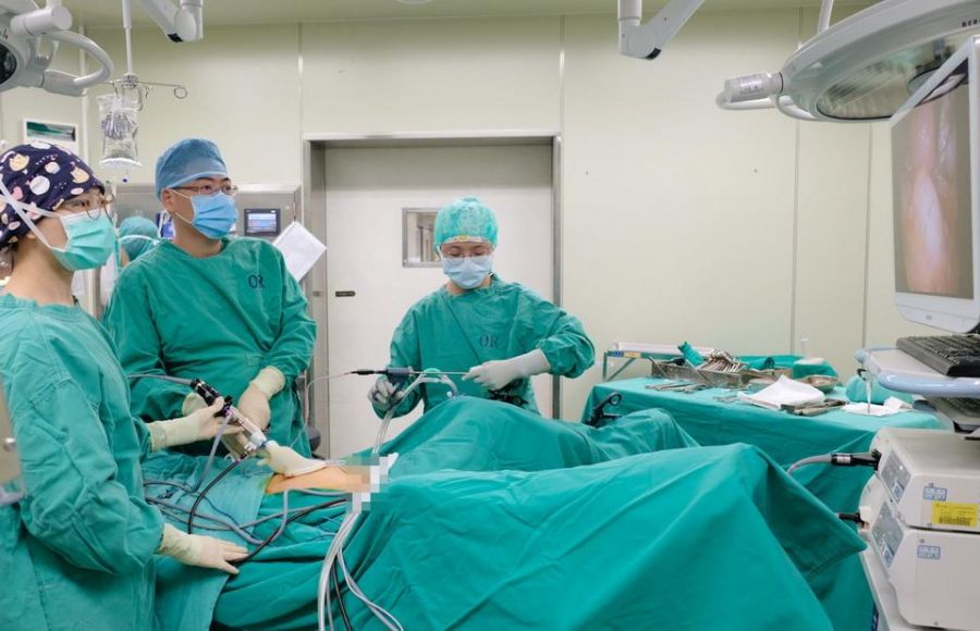 屏基婦產科引進微創單孔腹腔鏡手術 術後不留疤