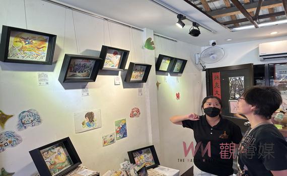二水鄉源泉文具行有藝廊 看見濁水溪畔藝術家的在地情感
