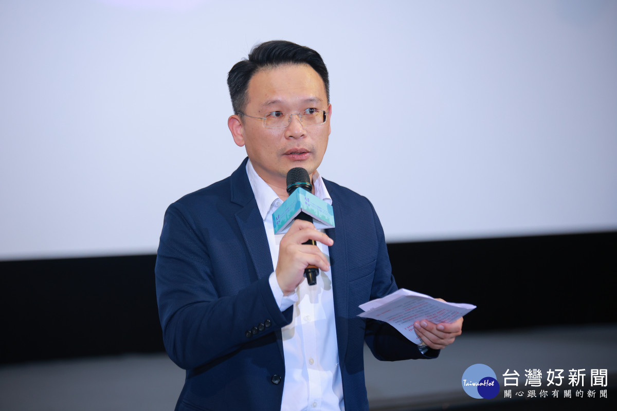 桃園市副市長蘇俊賓致詞。<br /><br />
