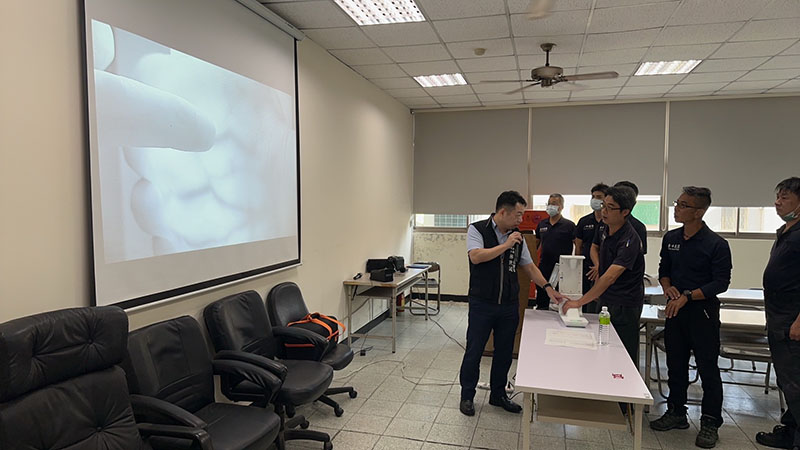 科技與醫療的結合應用。圖/台中市政府消防局