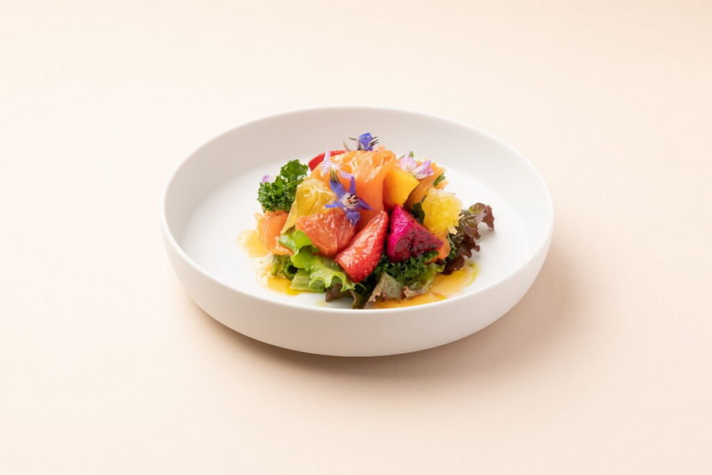 水果在BISTRO SABLIER的料理中扮演重要角色，讓料理更具美味深度。（ⒸBISTROSABLIER）