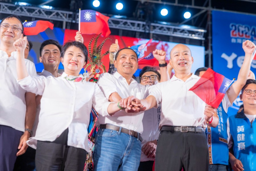 馬英九籲侯友宜接受全民調 韓國瑜:高度支持與贊同 198 侯友宜、韓國瑜同框資料照