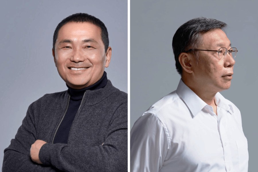 照片來源：柯文哲及侯友宜臉書照片合成