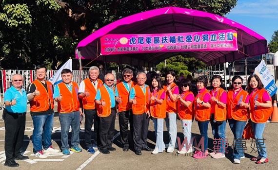 「捐血一袋,救人一命!」 虎尾東區扶輪社啟動捐血活動