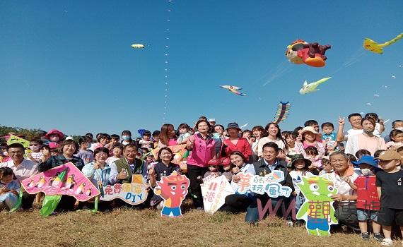 (有影片)/2023北港風箏嘉年華隆重登場 媽祖、千里眼、順風耳風箏全台首飛翱翔空中