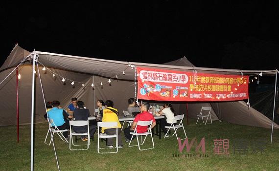 雲林首創避難收容體驗 學習適應克難環境安置