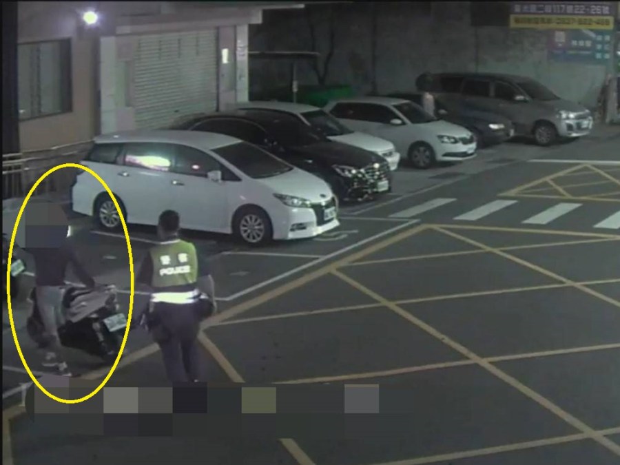 違規停車遇警攔查拔腿跑 失聯移工又涉侵占機車被逮 193 cnews204231113a10jpg