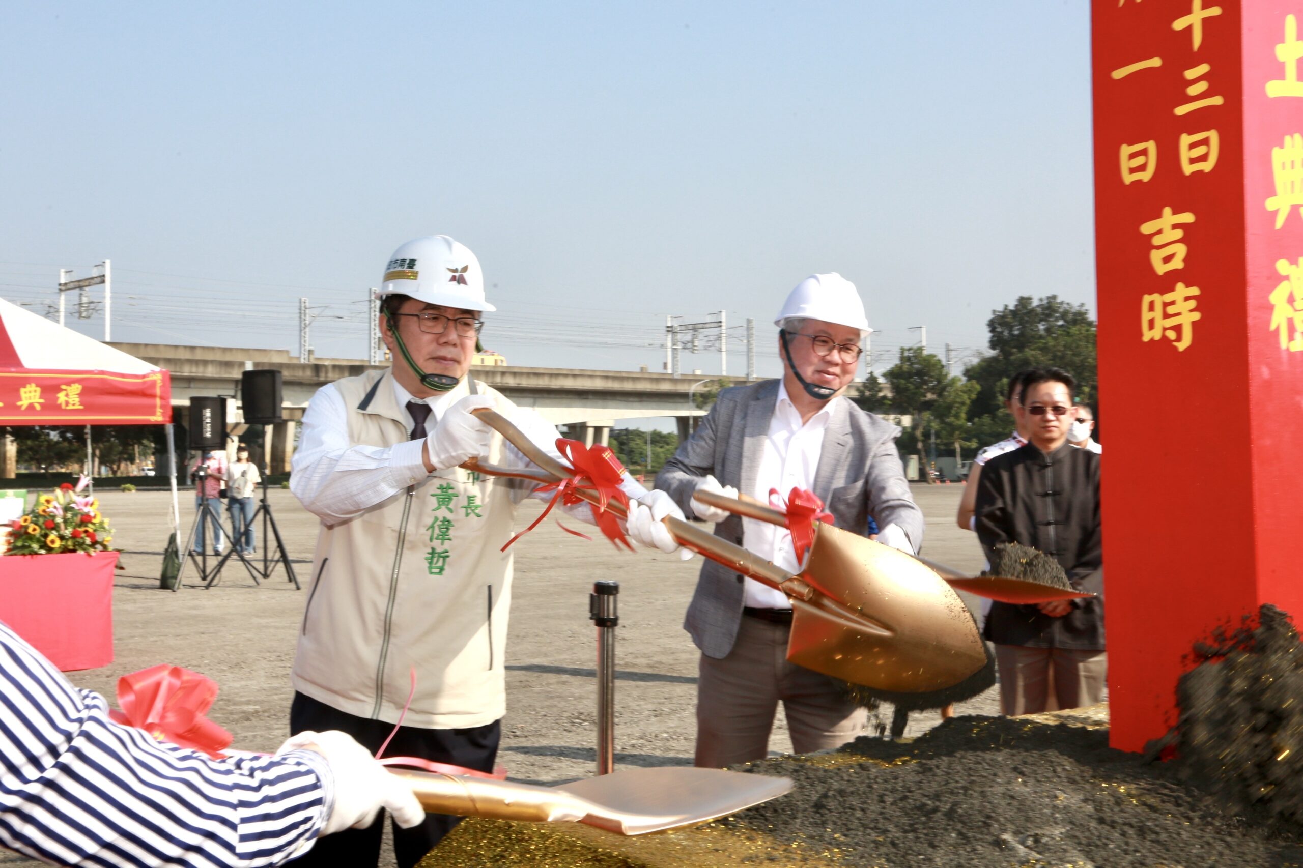 2024台灣燈會主燈基座動土  黃偉哲盼「龍來台灣」明年台南見