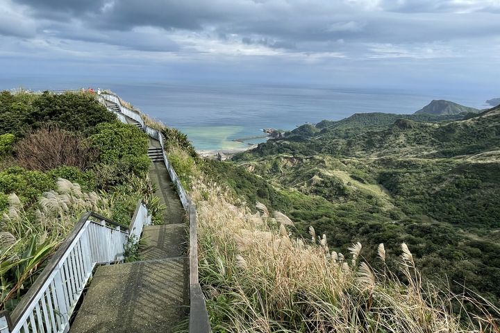捕捉浪漫秋日之旅 九份山城芒花紛飛