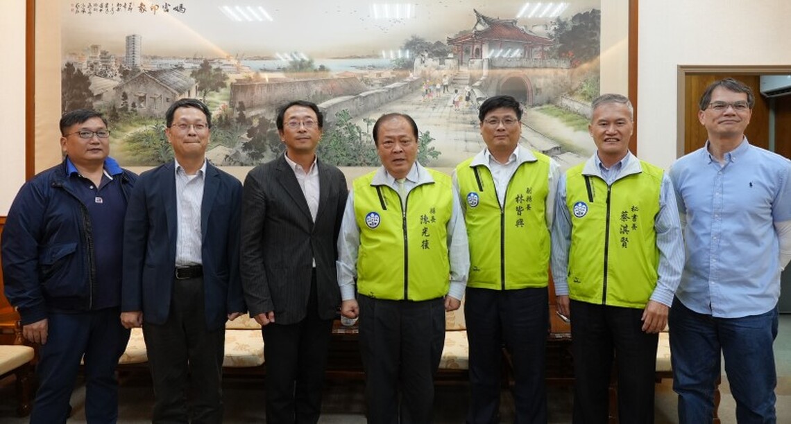 新任澎管處洪志光處長 拜會陳光復共同展望澎湖觀光