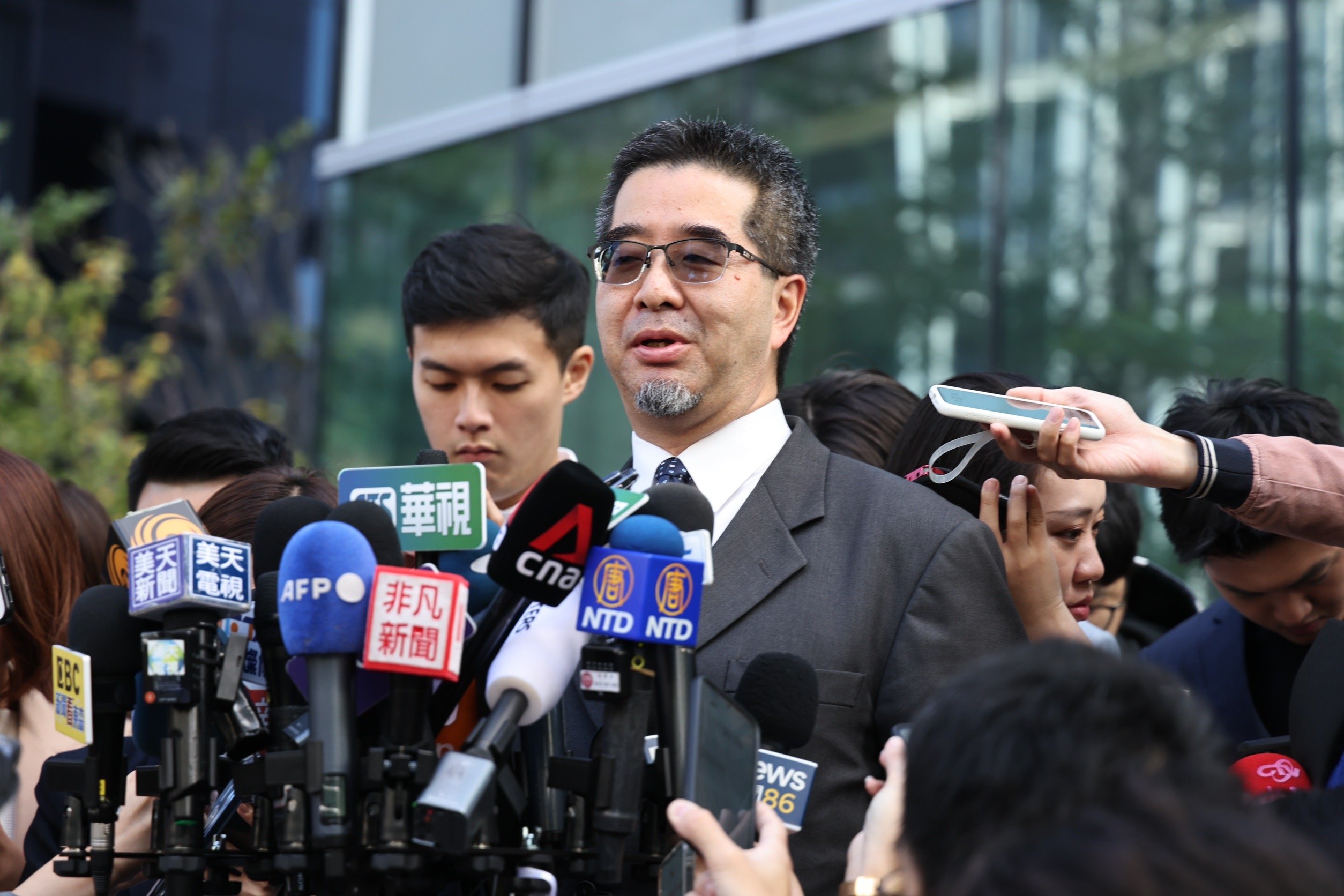 馬英九基金會執行長蕭旭岑。林啟弘攝
