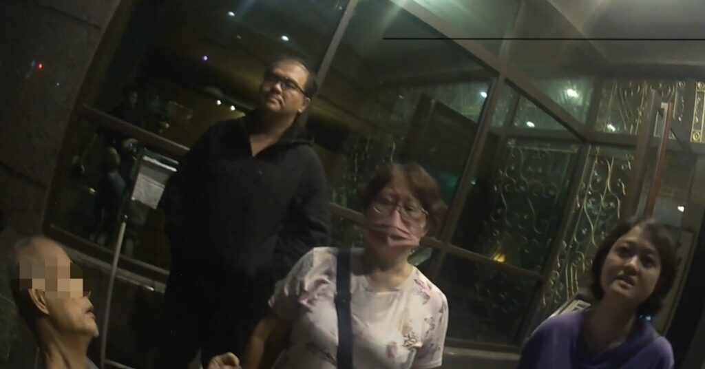 接獲通報承德路4段195巷有老人需要協助