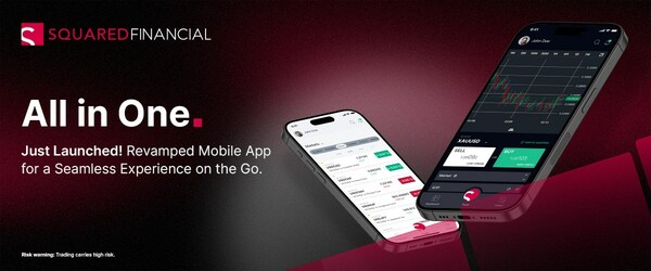 SquaredFinancial 推出新改版的一體化手機應用程式，為投資者提供增強功能和無縫行動體驗
