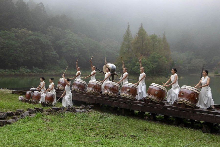【有影】優人神鼓「天地共舞」限定演出登場 2023明池水劇場展現絕美景致 194 cnews124231115a02