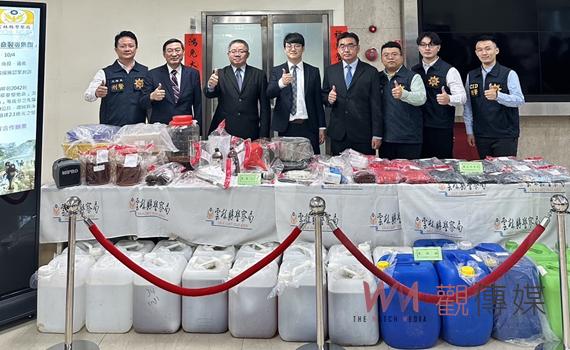 雲檢察官帶領查獲約3公噸製毒集團 檢察長張斗輝嘉勉表揚斬斷毒品源頭