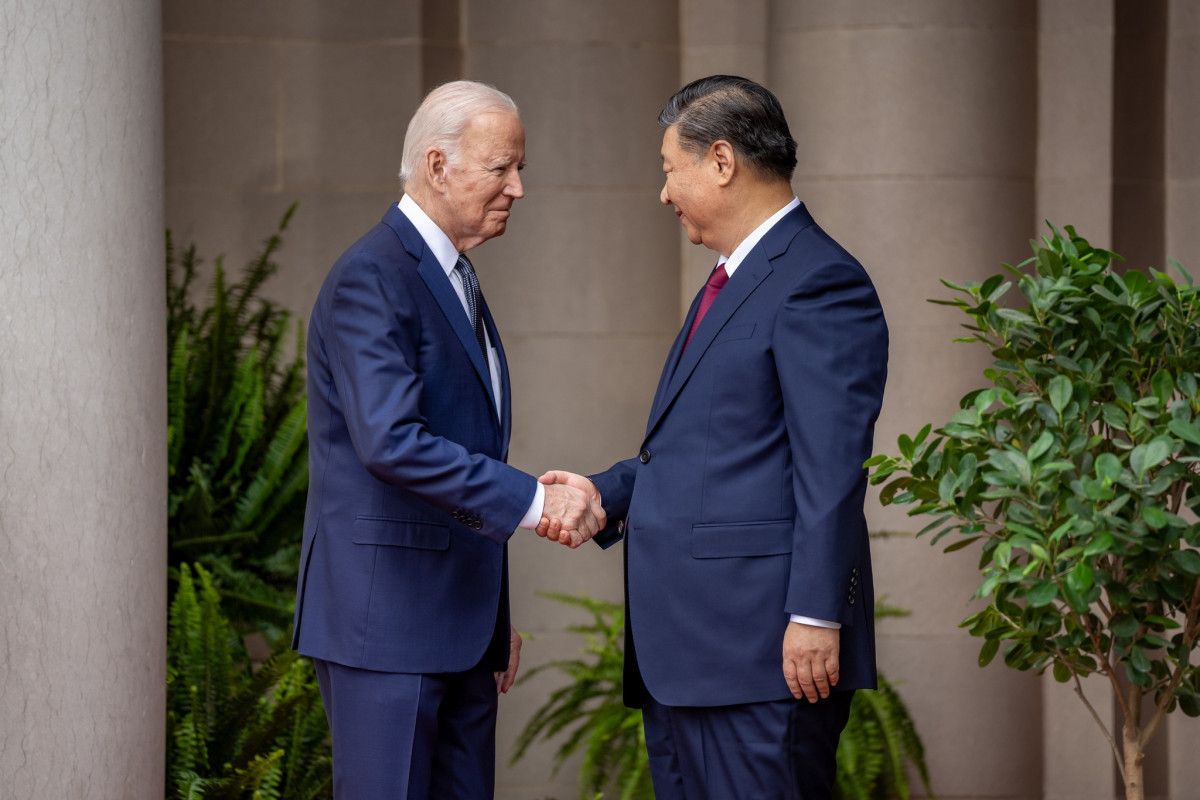 美國總統拜登（左）與中國國家主席習近平（右）。（圖／翻攝自Facebook帳號The White House）