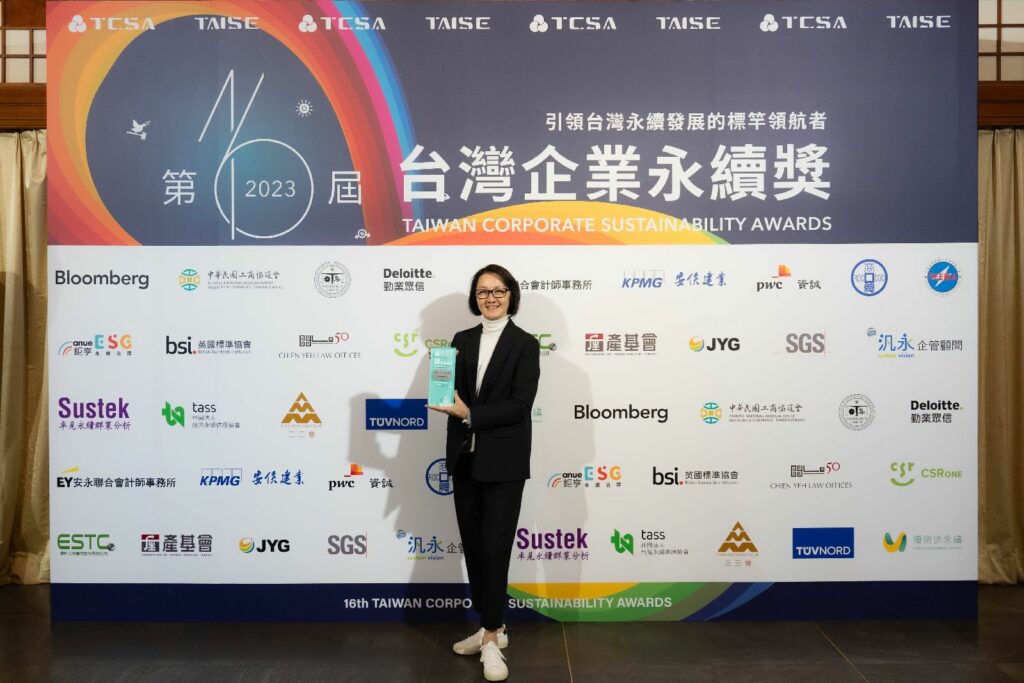 台灣世界展望會獲TSCA台灣企業永續獎,圖為會長李紹齡。(台灣世界展望會提供)
