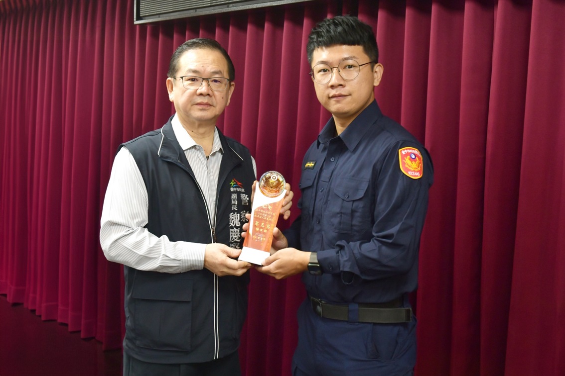 ▲圖說:臺中市警察局表揚協尋失蹤人口績優員警 (圖/台中市政府提供)