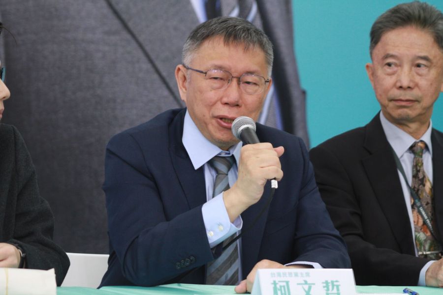 賴清德轟藍白公然分贓 柯文哲反嗆:共犯結構裡的小份子 222 民眾黨主席柯文哲。(方炳超攝)