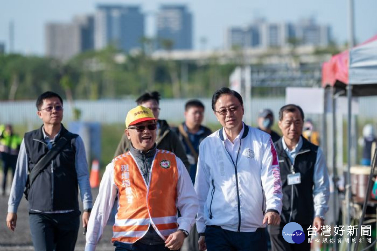 市長出席「桃園市政府112年場外空難災害搶救處理演習」。