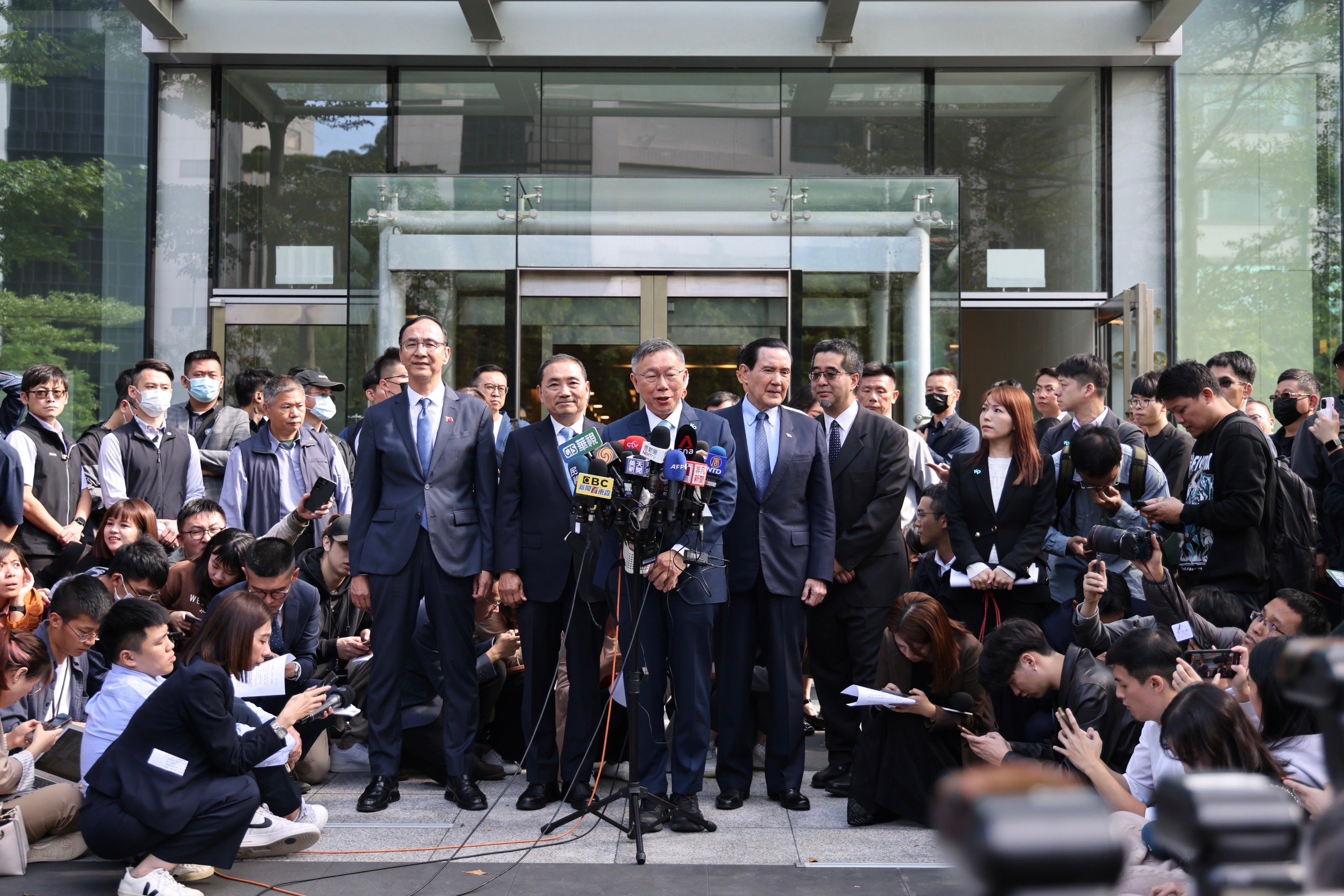 馬英九基金會明將公布藍白合民調檢視結果。資料照片／林啟弘攝