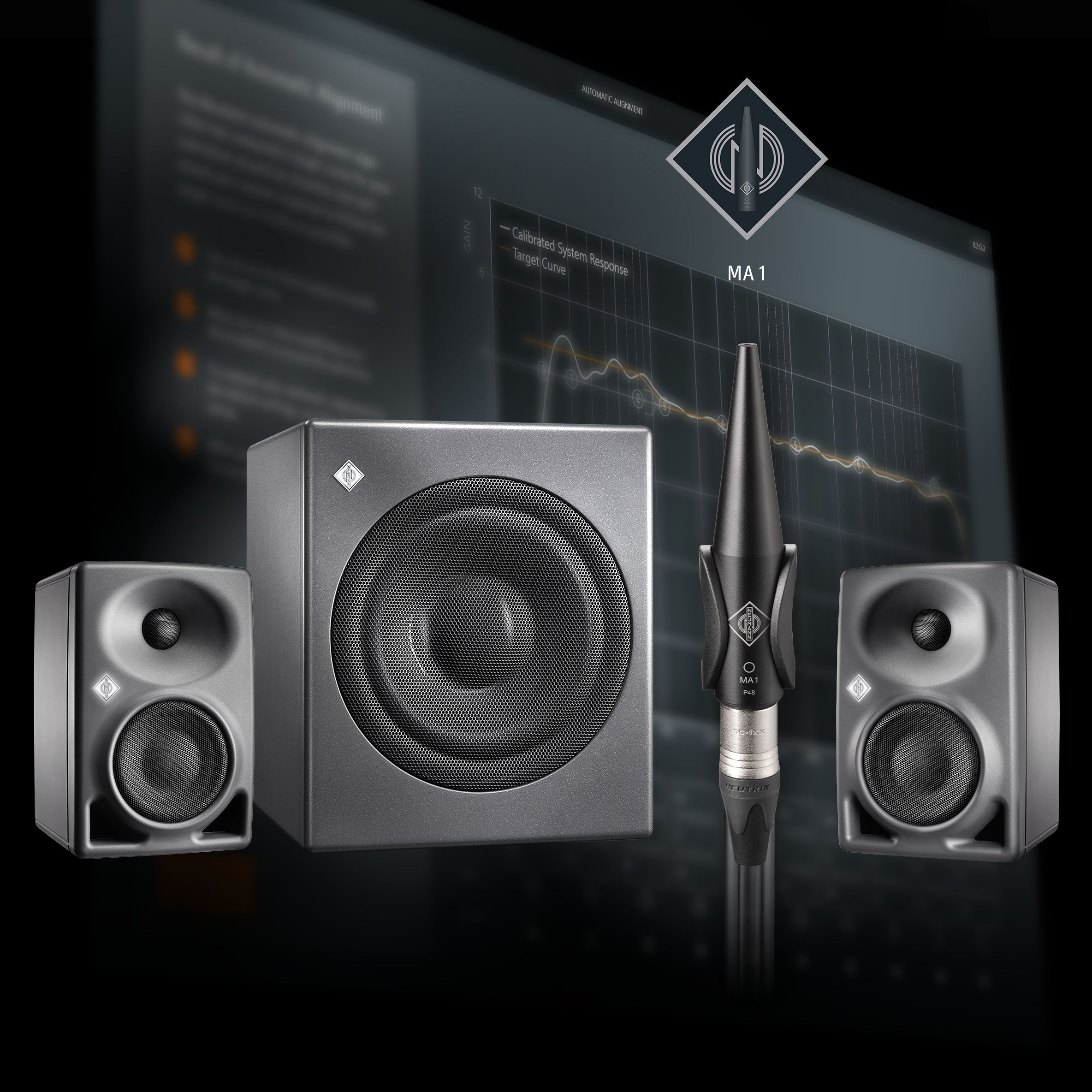 KH 80 DSP和KH 750 DSP可通過Neumann MA 1自動監聽校準系統進行相位線性分頻和空間校正