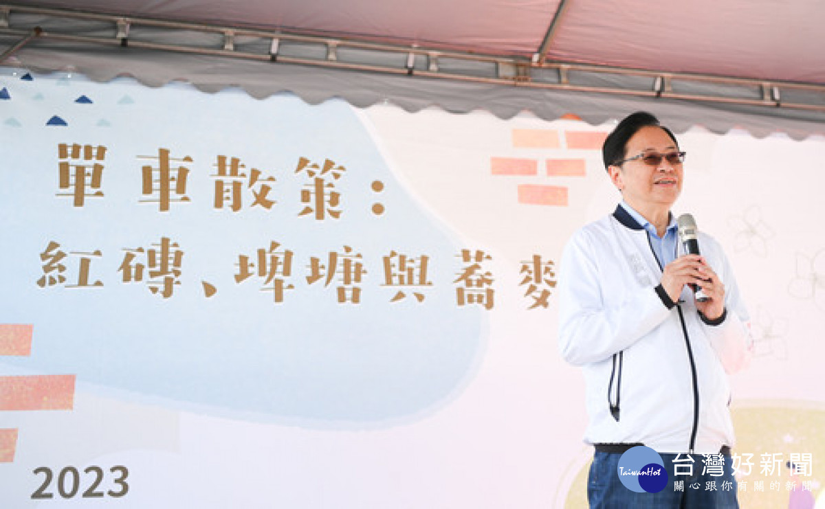 張市長致詞表示,市府與農會將持續推廣大園蕎麥,打造桃園農產品特色。