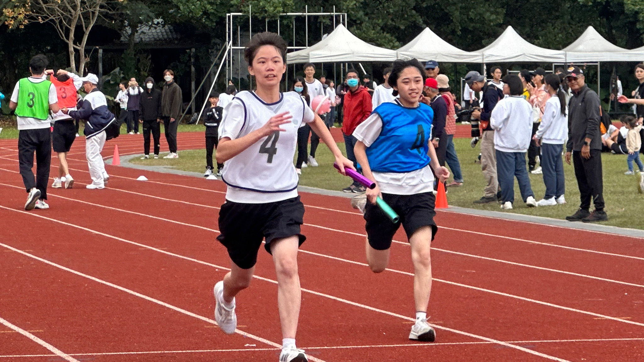 選手們堅定朝目標前進,運動精神充分展現