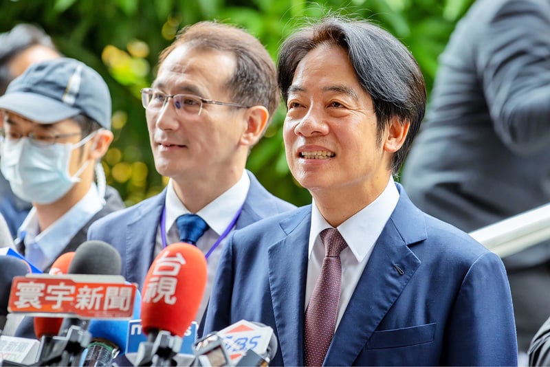 賴清德針對藍白合目前無結果,賴清德指出柯文哲的政治態度前後不一。資料照片/中央社