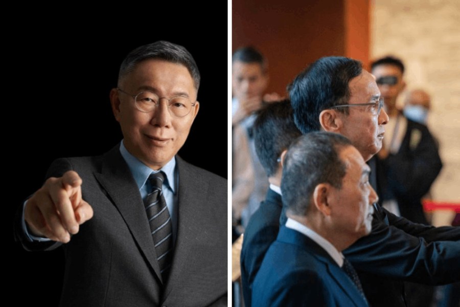 侯柯配年輕人嗆改投賴 美女網紅:不因民進黨糟而喜歡國民黨 216 照片來源:柯文哲與朱立倫臉書照片合成