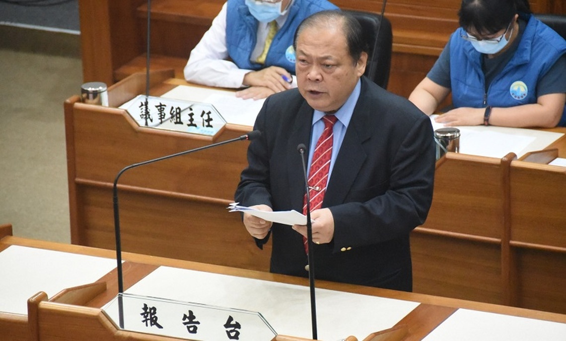 陳光復報告澎湖縣113年度總預算編列情形
