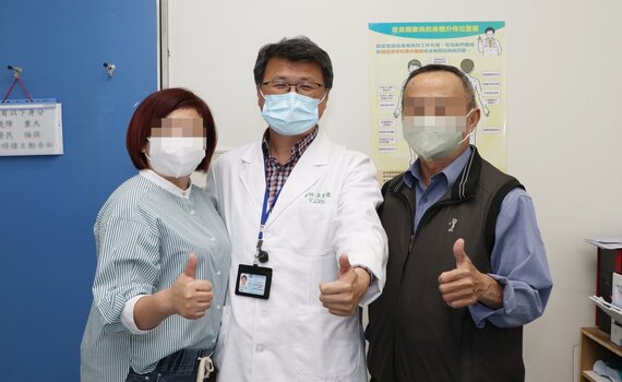 換腎消腹水救心臟! 妻捐腎助夫重拾健康人生