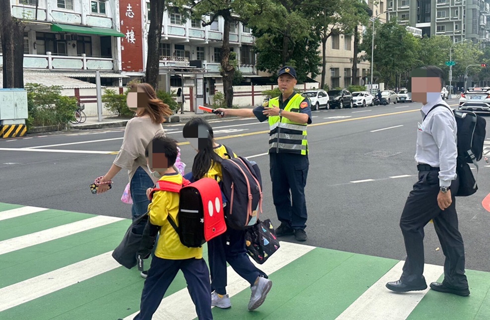 ▲圖說：中市警一分局交通分隊警員劉宗明平日值勤認真負責                （圖／台中市政府提供）