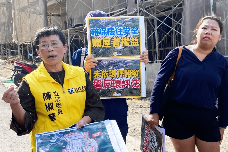 舉發新竹市議員吳國寶違法蓋私人會所 陳椒華斥知法犯法 207 照片來源:陳椒華國會辦公室