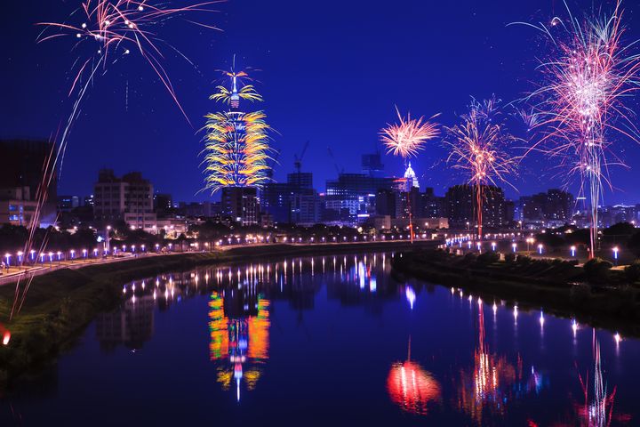 台北歡樂跨年煙火。 圖:Shutterstock/來源