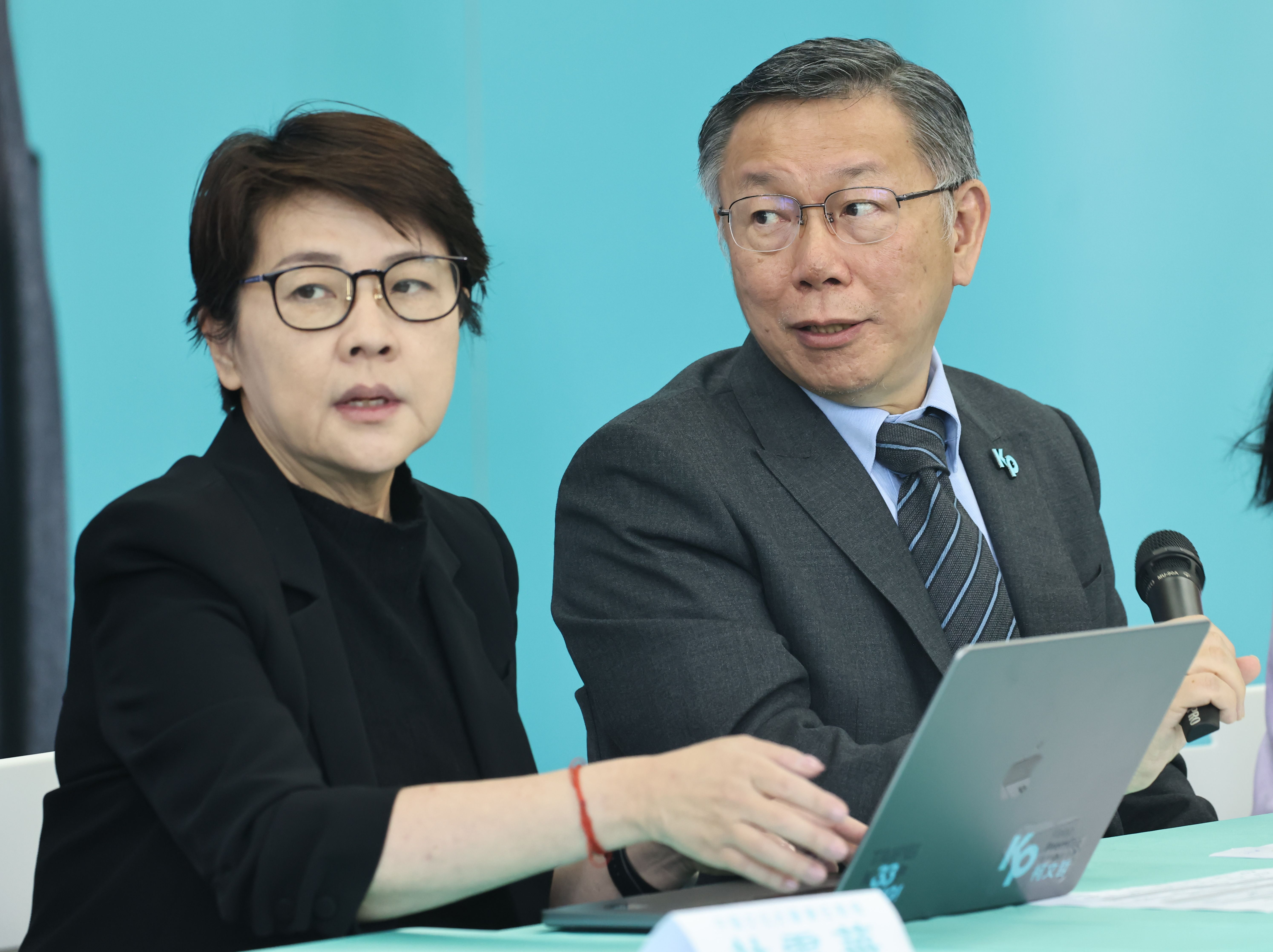 黃珊珊22日在臉書重申,柯文哲將以台灣民眾黨總統候選人身分拚戰到底。資料照片/林啟弘攝